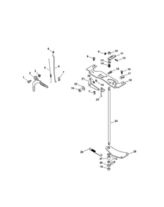 Kohler Cv740-3125 Engine Controls Diagram and Parts List for M60-KH (53CH8CT6050-27HP)(2011) Cub Cadet Lawn Tractor